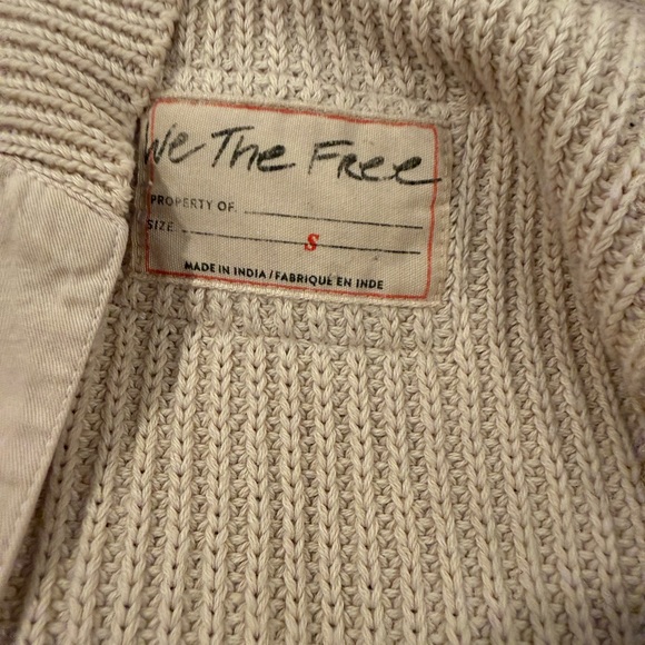 We The Free Cream Open-Front Cardigan - Picture 5 of 8